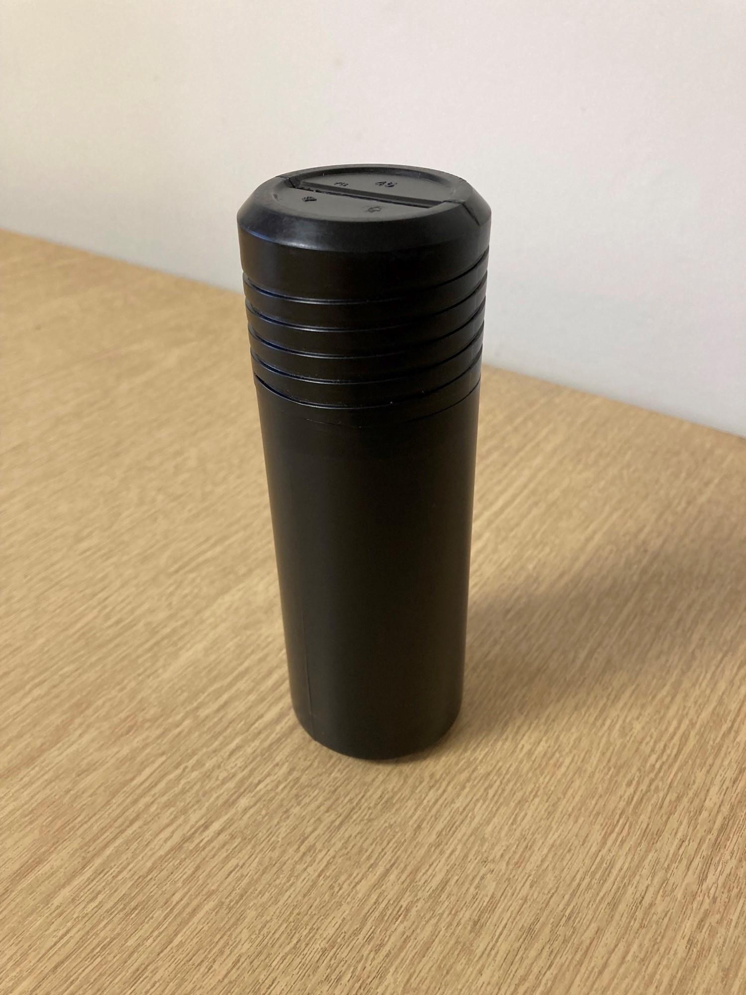 Round Plastic Tube Containers. New in boxes. Minimum order 280 EReuse