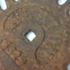 Vintage cast iron Albion farm implement tractor seat - Image 3