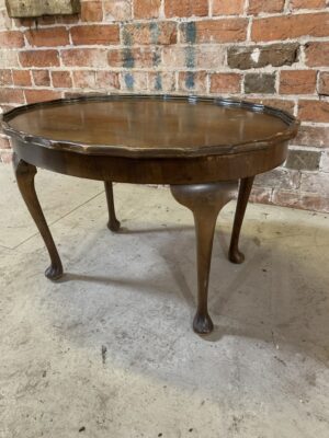 Vintage oval coffee table