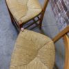 Pair of rush seated kitchen chairs - Image 2
