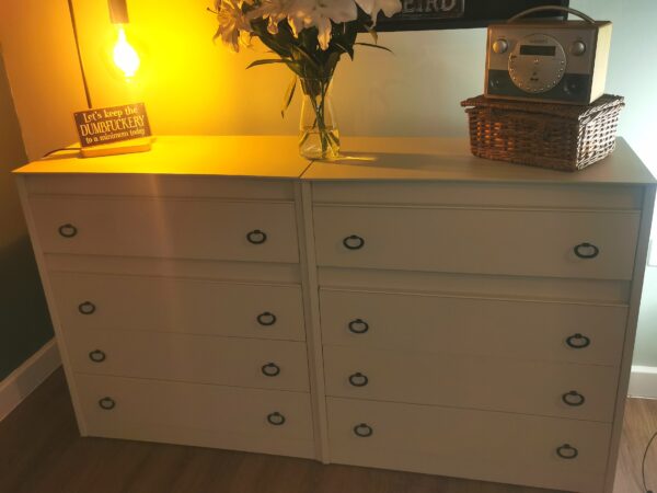 Two sets of chest of drawers 4 draw - Image 3