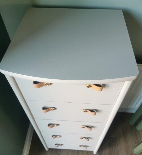 Tall slim 5 drawer unit - Image 4