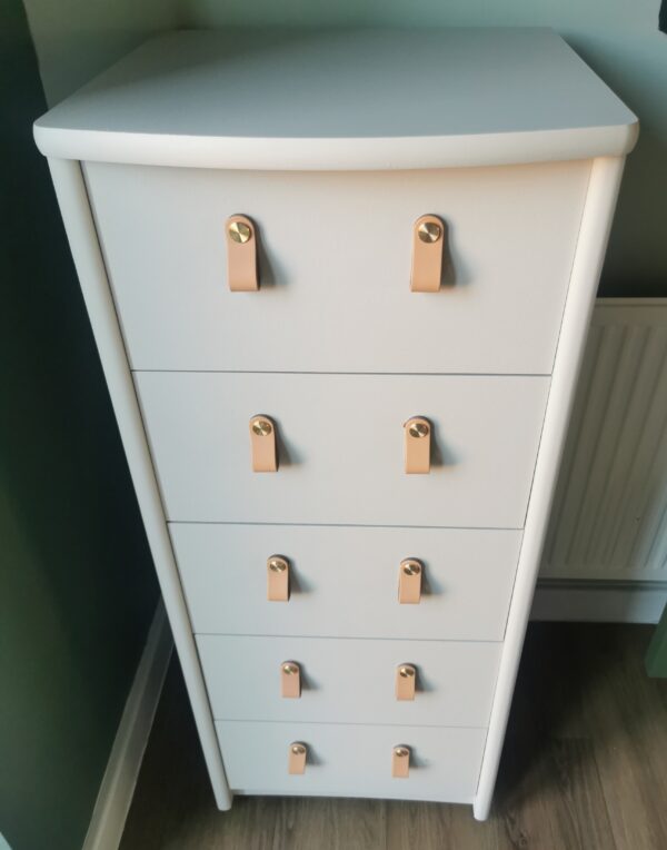 Tall slim 5 drawer unit - Image 7