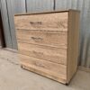 Limed oak effect 4 drawer chest of drawers - Image 2