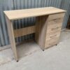 Limed oak effect desk / dressing table - Image 2