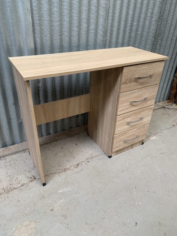 Limed oak effect desk / dressing table - Image 2