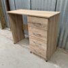 Limed oak effect desk / dressing table