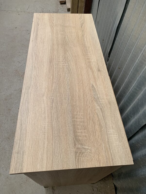 Limed oak effect desk / dressing table - Image 3
