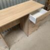 Limed oak effect desk / dressing table - Image 4